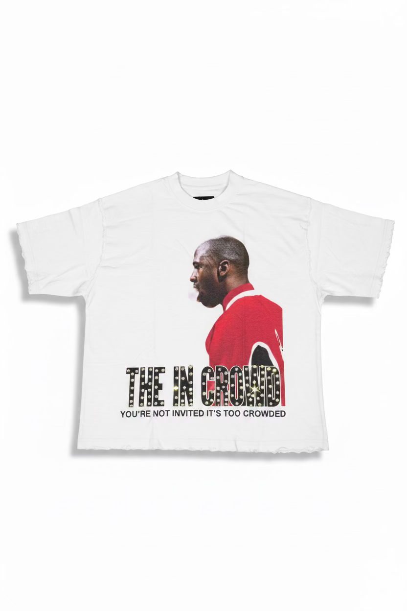 White Infrared Icon Tee – Gold Stone Edition
