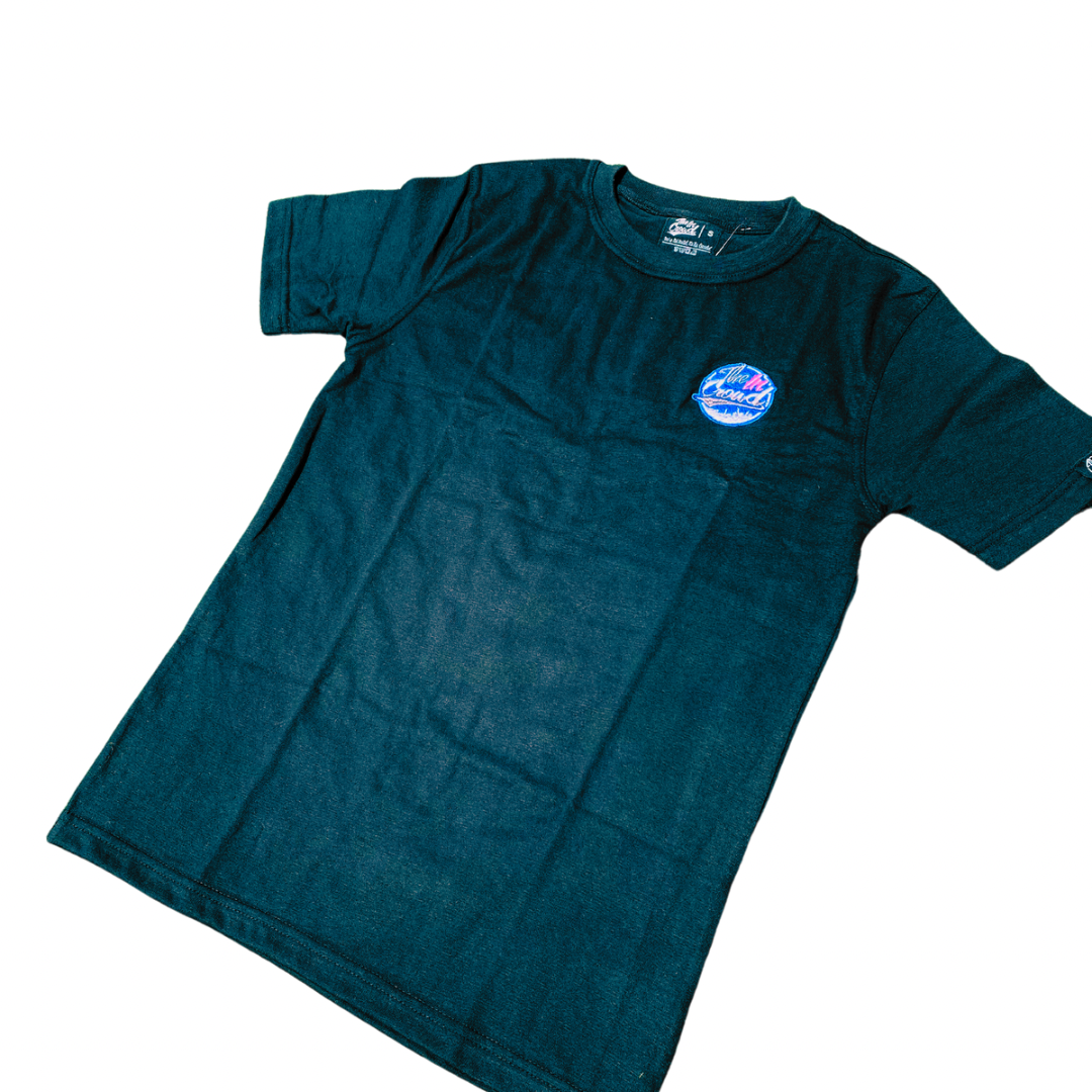 Black unisex T-shirt