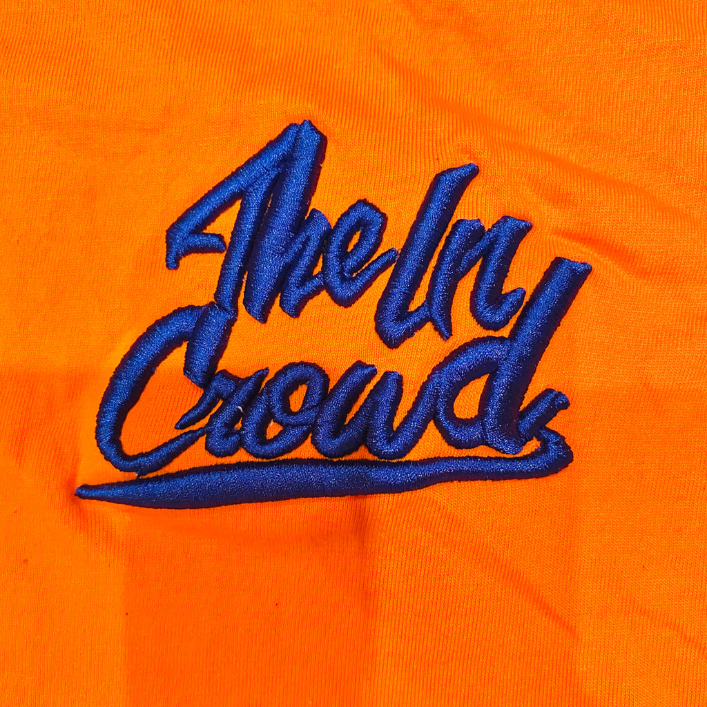 Orange  “NYC  Unisex 3D Logo ” T shirt