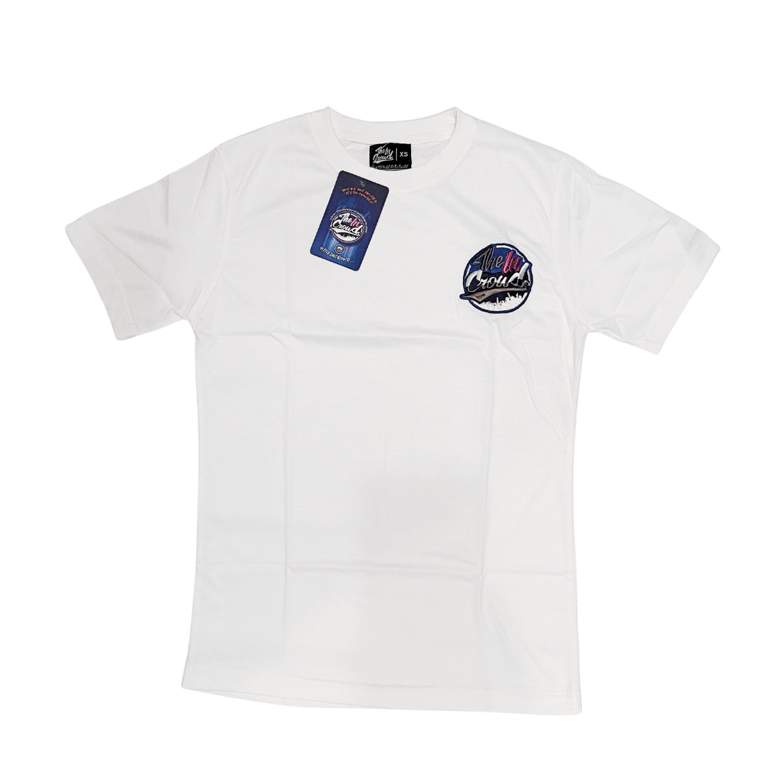 White  “Classic Stitched Logo ” T shirt