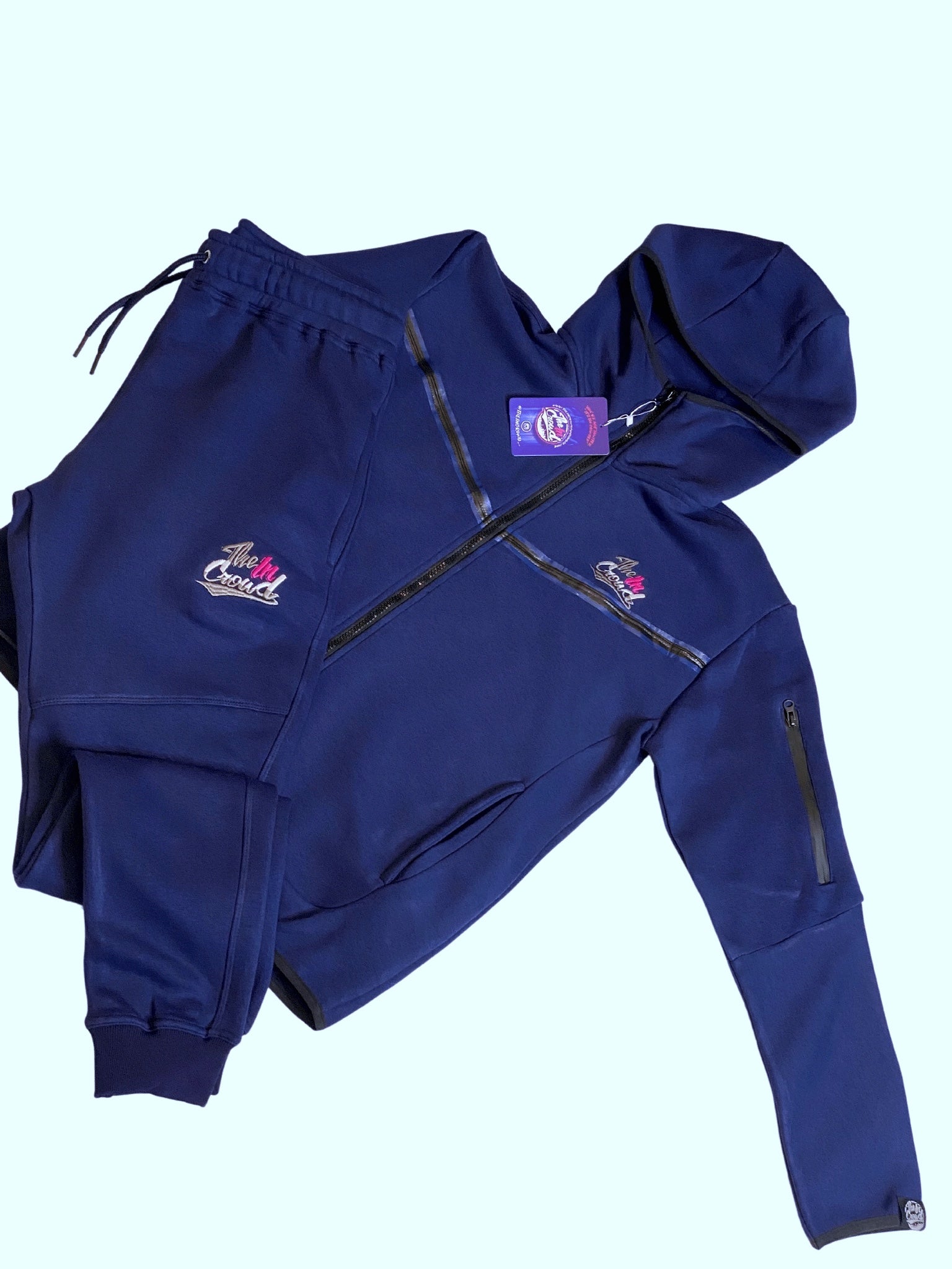 Navy Blue Tech Sweatsuit