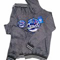 Charcoal Chenille Logo Sweatsuit
