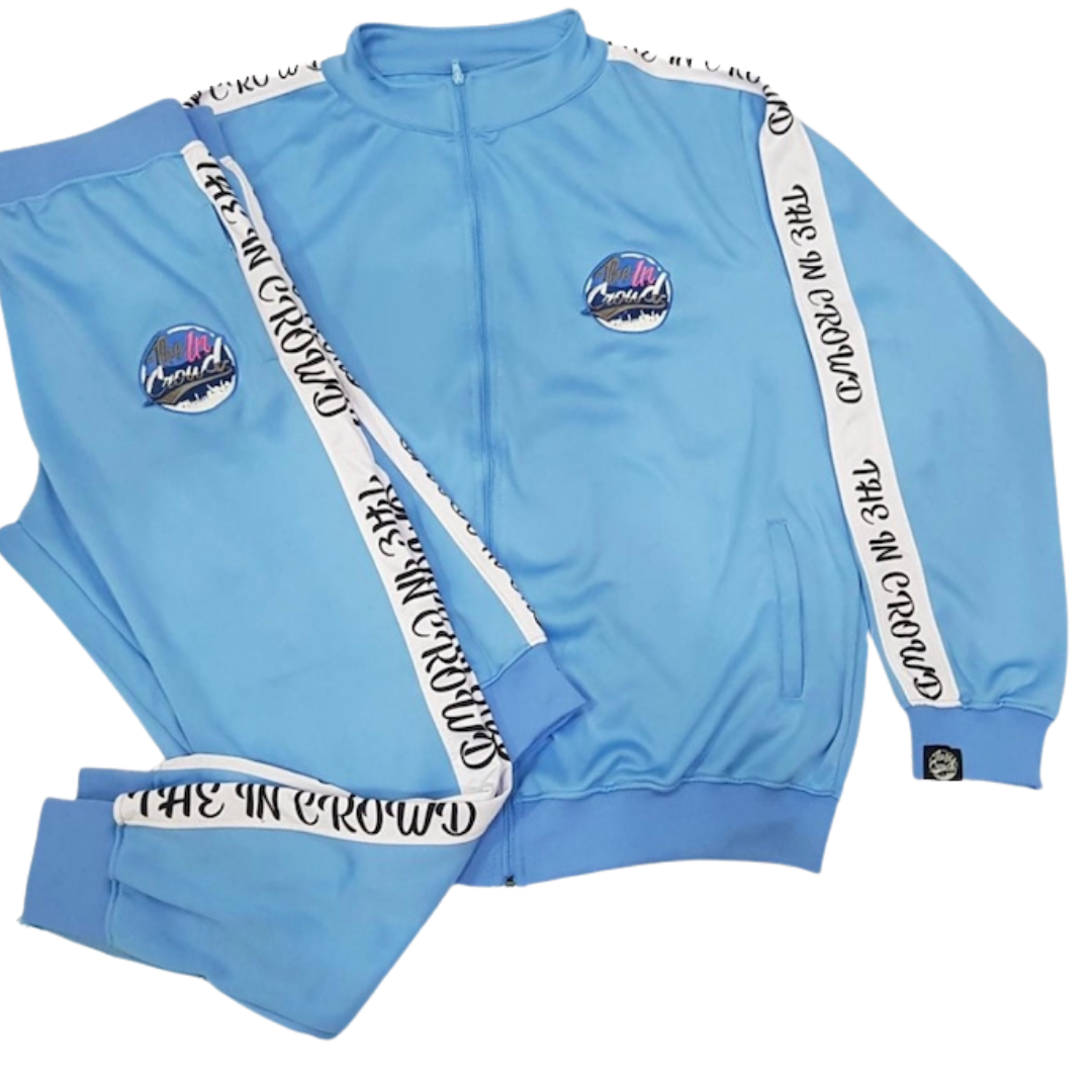 The In Crowd’s Baby Blue “Swaggy” Tracksuit