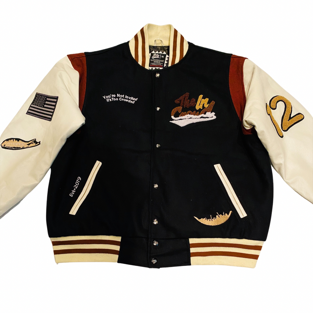 Mocha Varsity Jacket