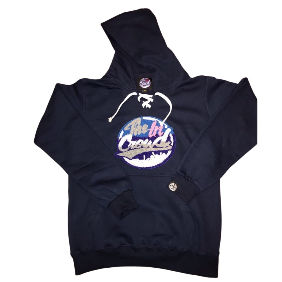 The in crowd "hockey style" hoody navy