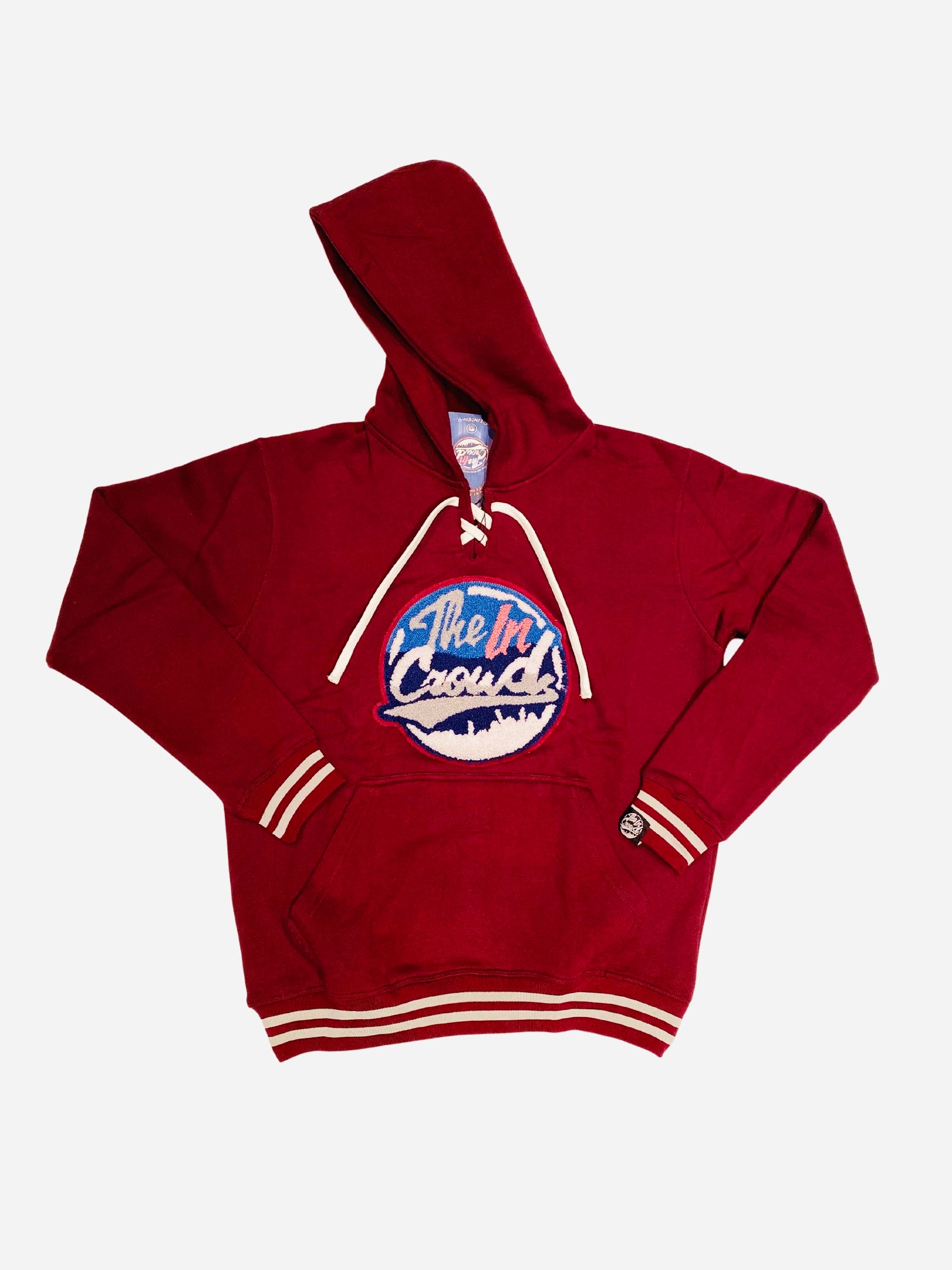 Burgundy Hockey Hoody