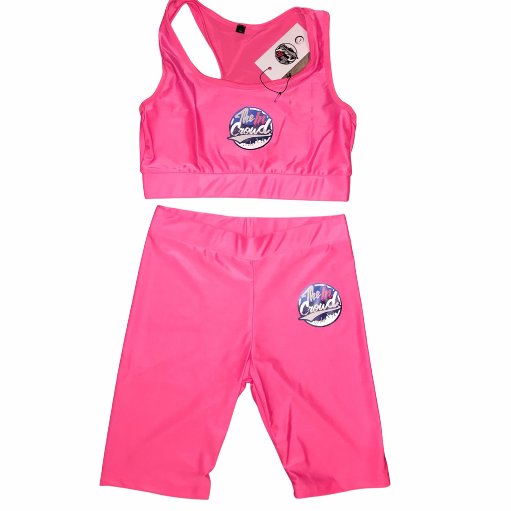 Hot girl pink 2 piece