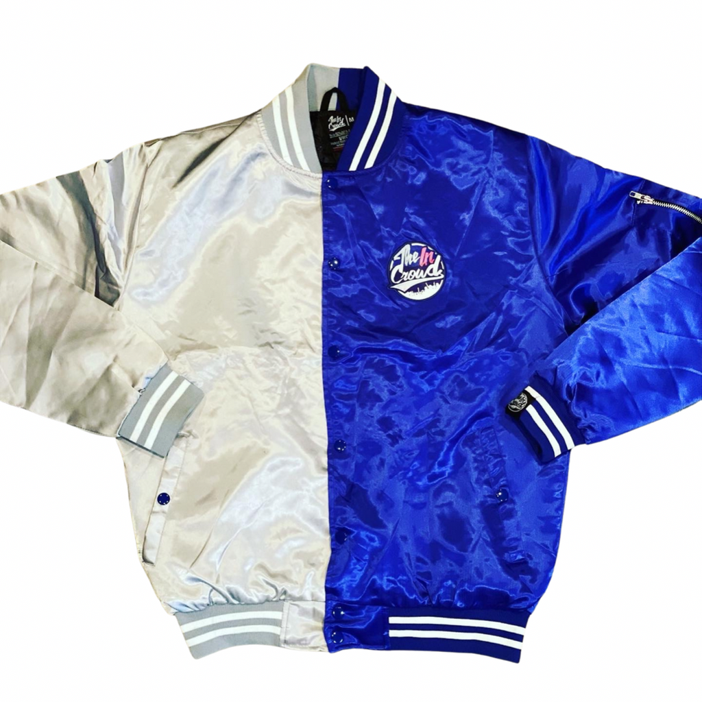 Two Toned  “Light Flex” Satin Jacket