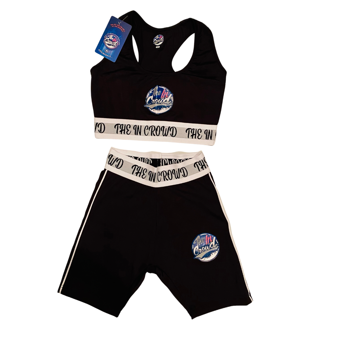 Black Performance 2 Piece Shorts Set